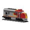 Santa Fe Super Chief Heavy Duty Zug Bausteine Set Eisenbahnschiene Steine für Kinder Erwachsene Spielzeug