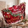 Christmas Custom Name Printed Flannel Blanket Warm Comfort Bed Throw Home Decor Holiday Gift