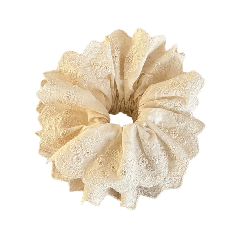 Кружевная резинка для волос, резинка для пучка волос, эластичная резинка для волос, большая резинка для волос, винтажные повязки для волос, женские аксессуары