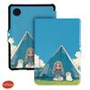 Twosheep 6-inch Case for Kobo Clara BW Clara Colour Clara 2E TPU Magnetic Flip Auto Wake Sleep TPU soft Cover Cute Cat Style