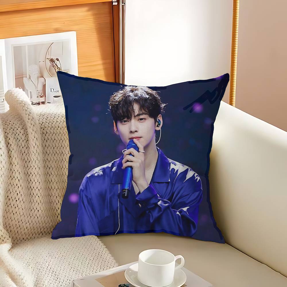 singer C-Cha EunWooS Pillowcase toon Gift Cushion Cover Bedroom Home Sofa Chair Seat Decor pillow case
