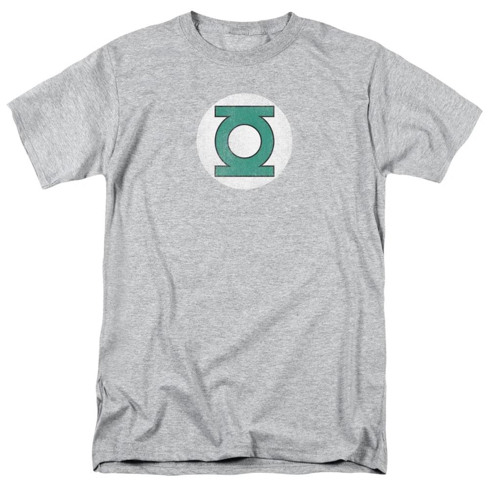 DC Comics - Green Lantern - Logo Distressed - Unisex Children s T-shirt - Gray 130