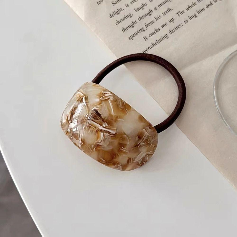 Portable Hair Ring Elastic Rubber Band Fashionable Head Rope  Women