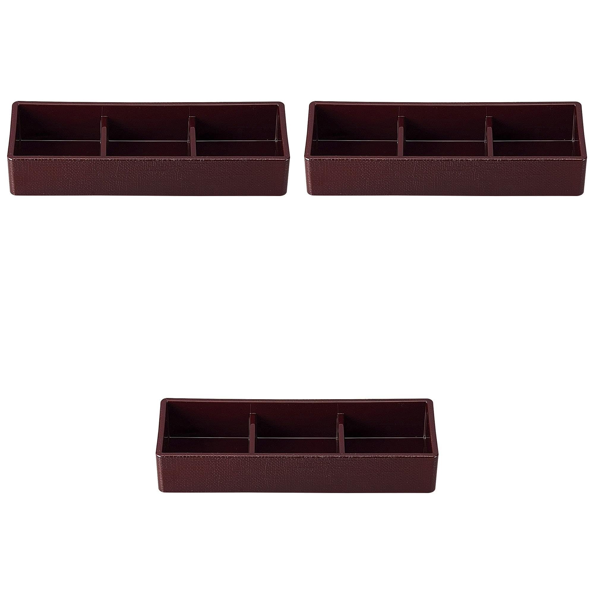 

Набор из 3 Деликатес Шинтаме х х Смола АБС Сетомонохонпо [А] Текстурированные под ткань Трехсекционные коробки, [19.1 6.8 3.5 см] Деликатесы, Смола,