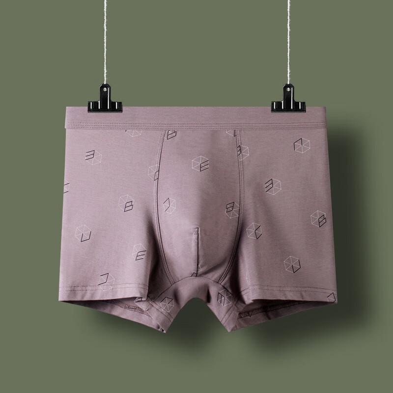 B.JOBSEN Men's Modal Cotton Boxer Briefs (2-Pack)