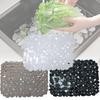 Beskyttelse Vask Kjøkkenmatte Småsteinform Avrenningsmatte 30x40cm Pvc Ikke Verktøy Sklisikker
