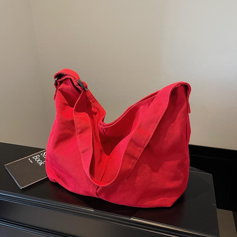 Lässige vielseitige Pendler-Tragetasche mit großem Fassungsvermögen für Damen, neue hochwertige Schulter-Umhängetasche, Canvas-Tasche