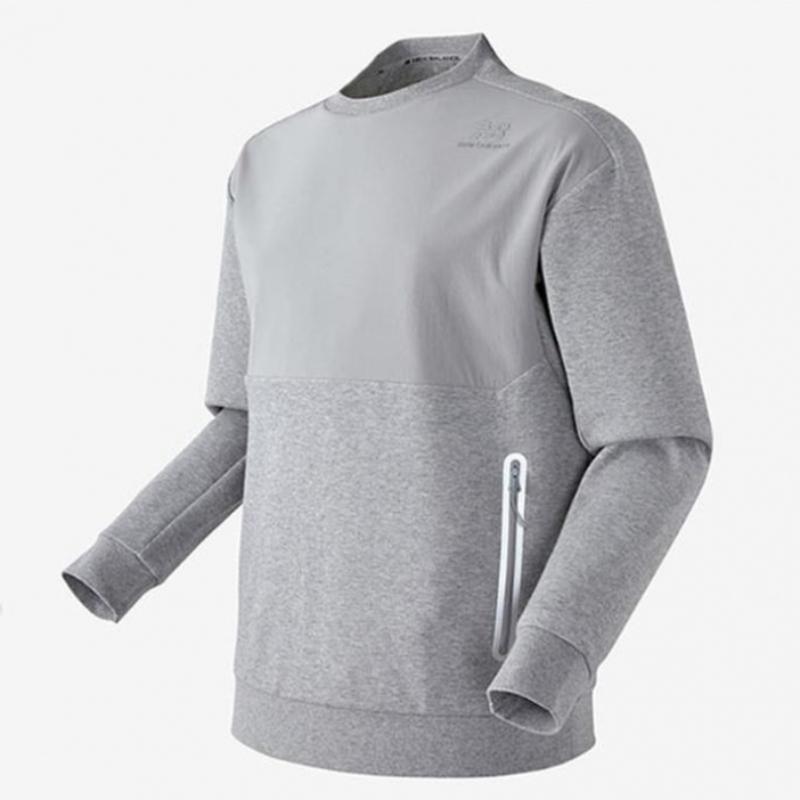 New Balance Men Cushion Woven Pocket Sweatshirt Nbncc41311