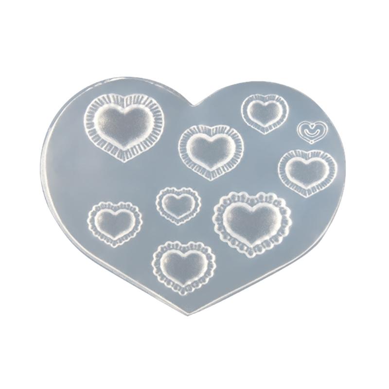 Silicone Nail Art Handicrafts Moulds DIY Nail Tools Accessories Nail Carving Molds Silicone Material for Nail Decoration