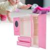 3-Door Dollhouse Wardrobe Dolls Furniture Accessories for Dolls Girls Toys Gift