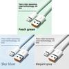 Android Fast Charging Data Cable For Huawei Xiaomi Oppo Vivo With Braided Material 15m