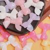 500g/bag About 230Pcs Handmade Acrylic Bowknots Beads Macaron Beading Materials 33*24mm DIY Fashion