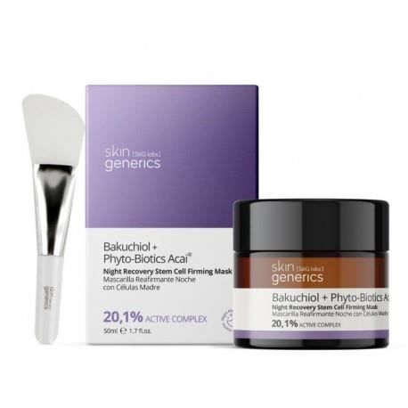 Mascarilla Facial - SKIN GENERICS - Reafirmante de Noche - Bakuchiol - Vegan - 50 ml