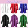 Unique Men Steampunk Vintage Jacket In Various Colors Perfect For Masquerade And Stage Performance
