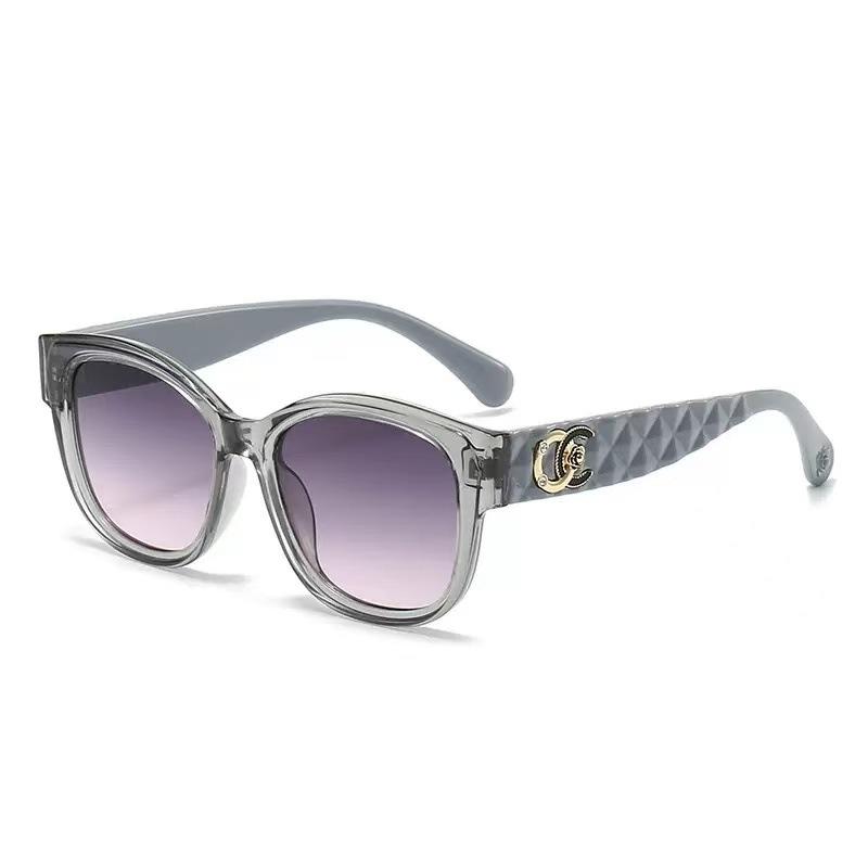 New fashion avant-garde round frame sunglasses for women, sun protection and sunshade versatile ins high-end small fragrant sunglasses