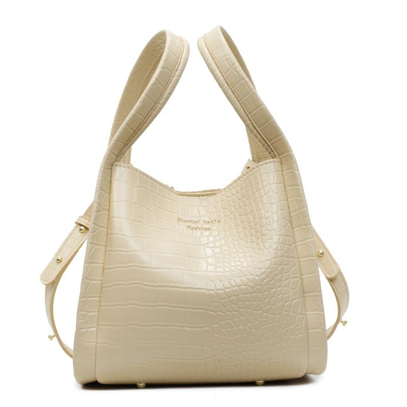 

Ретро овощная корзина сумка женская новая текстура портативная сумка-ведро простая на плечо сумка-мессенджер