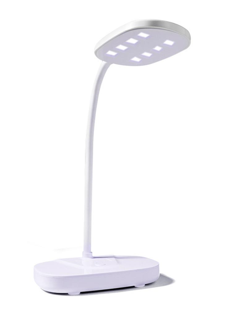 

1 шт. светодиодная настольная лампа для ногтей с питанием от USB, быстросохнущая УФ-сушилка для ногтей, складная лампа для выпечки, для фототерапии, ухода за ногтями белый