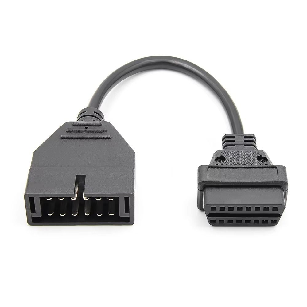 Plastic OBD to OBD2 Adapter Black Car Diagnostic Tool New 16Pin Connector  Car Repair