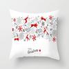 Christmas-Themed Pattern Throw Pillow Cover With Short Plush Print For Living Room Sofa Decoration Cushion Cover Pillow Covers