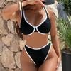 Push Up Thong Bikinis Sexy Women Swimsuits Female Swimwear Patchwork Bikini Set Bathing Suit Swimming Suits Beachwear Biquini