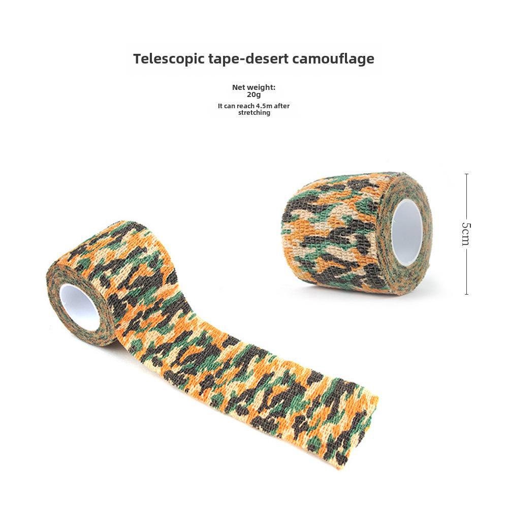 Bandă de camuflaj retractabilă autoadezivă pentru vânătoare, ciclism, mașini