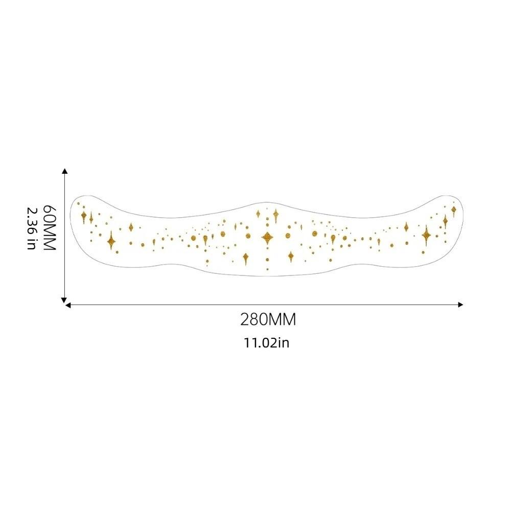 DIY Collarbone Freckle Tattoo Butterfly Star Dots Heart Bronzing Sparkle Face Temporary Tattoo Clavicle Chest Position