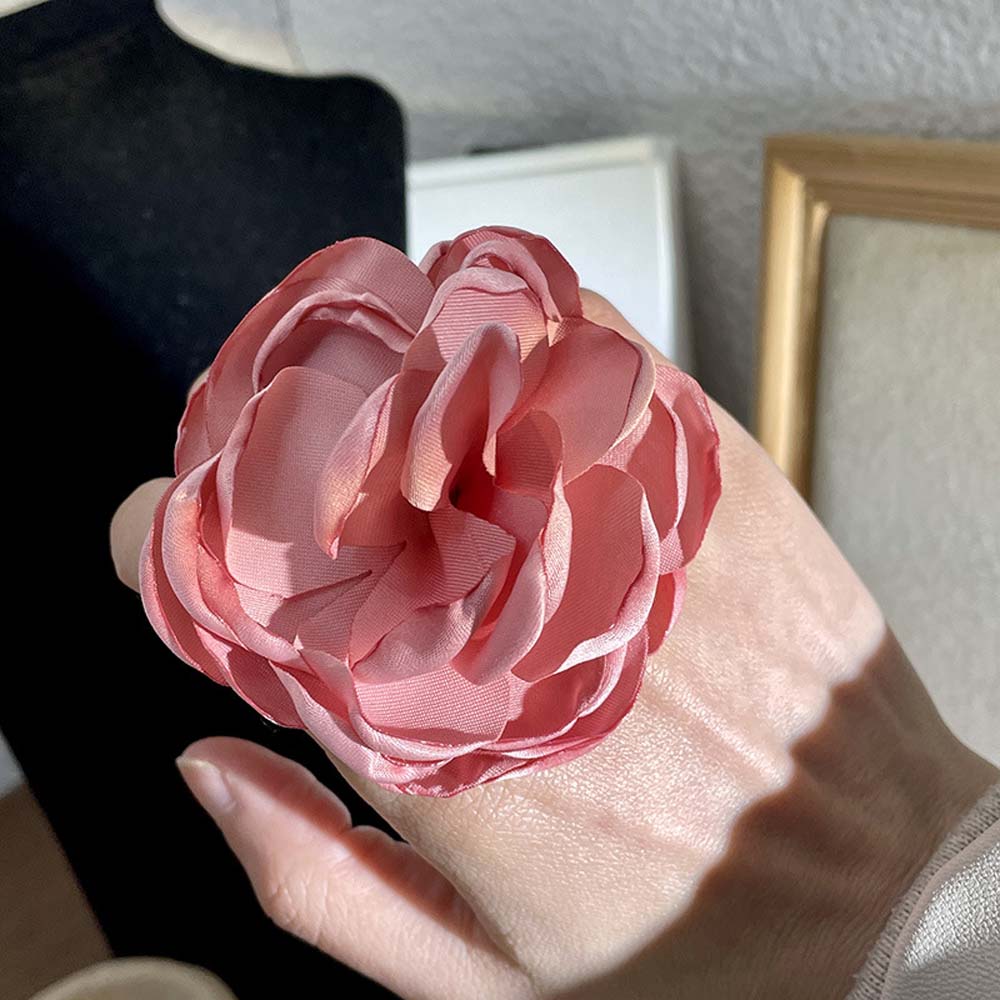 Jewelry Accessories Flower Ring Korean Style Cloth Flower Rings Sweet Flower Open Ring Streetwear