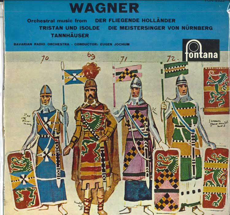 

LP Record EUGEN JOCHUM - wagner concert FON5522 FONTANA Japan Classical Used