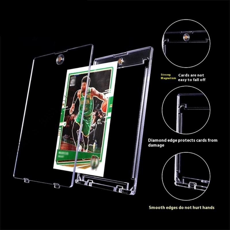 H3CD Collectible Gaming Card Display Case With Protective Dustproof Magetic Sealed