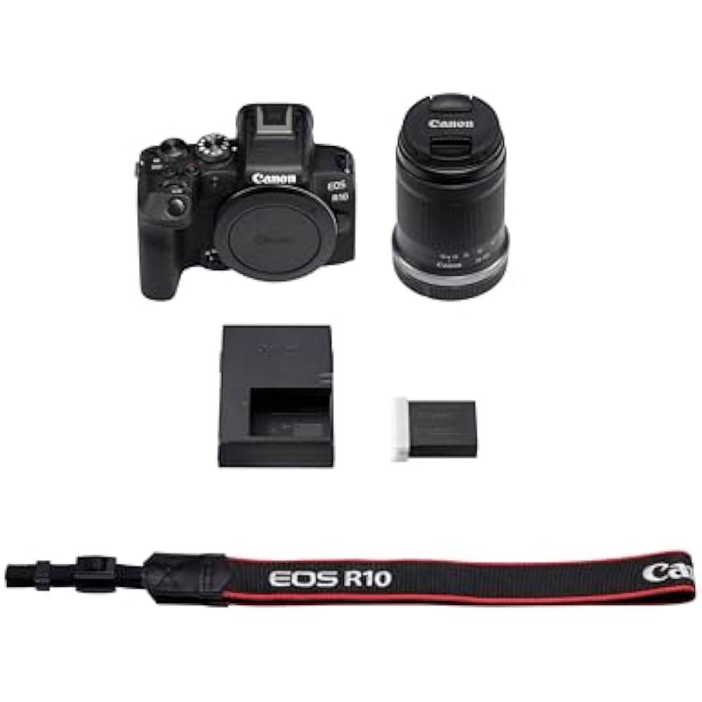 Canon Mirrorless SLR EOS R10 Lens Kit (RF-S18-150) Black/APS-C/EOSR10-18150ISSTMLK