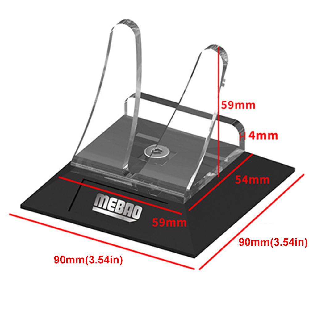 Fishing Reel Storage Holder Transparent Water Drop Wheel Stand Multifunction Fishing Reel Display Rack Fishing Accessories