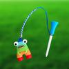 Cartoon Golf Ball Tees 8.3mm Golf Rubber Tees Golf Accessories   Insert Into Grass