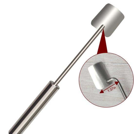 Stainless Steel Corn Cob Peeler Tool Magic Corn Stripper Easy Corn Thresher with Long Handle Sharp Blade Kitchen Gadget for Home Restaurant Use