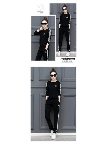 2023 Herbst Koreanischer Damen Langarm Hose & Sweatshirt Lässiges Sportbekleidungsset