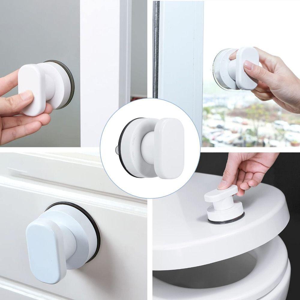 With Suction Cup Door Pulls Anti-slip Bathtub Pulls Useful Shower Safe Grip Knob