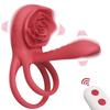 Powerful Rose Vibrating Cock Ring Vibrator Penis Sleeve Sucking Stimulator G-spot Erection Ring Clitoral Couples Adult Sex Toys