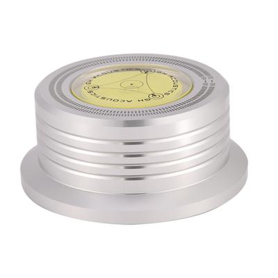 50Hz Plattenspieler Disc Record Stabilisator Klemme mit Wasserwaage für LP Vinyl Plattenspieler