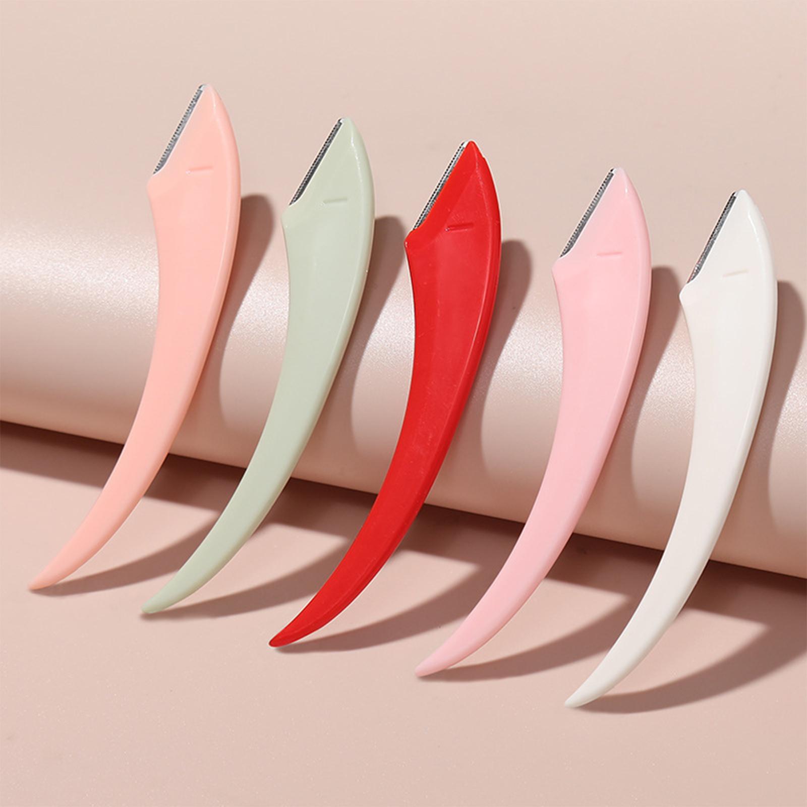 

Безопасный полумесяц для бровей из нержавеющей стали, специально для начинающих One Size белый