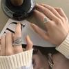 Inspired 925 Retro Sterling Silver Ring For Women With Simple And Pure Aesthetic Charm