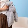 35-70cm High Quality Cartoon Kawaii Rabbit Plush Doll Pillow Super Soft White Grey Rabbit Plush Toy For The Girl's Birthday Gift