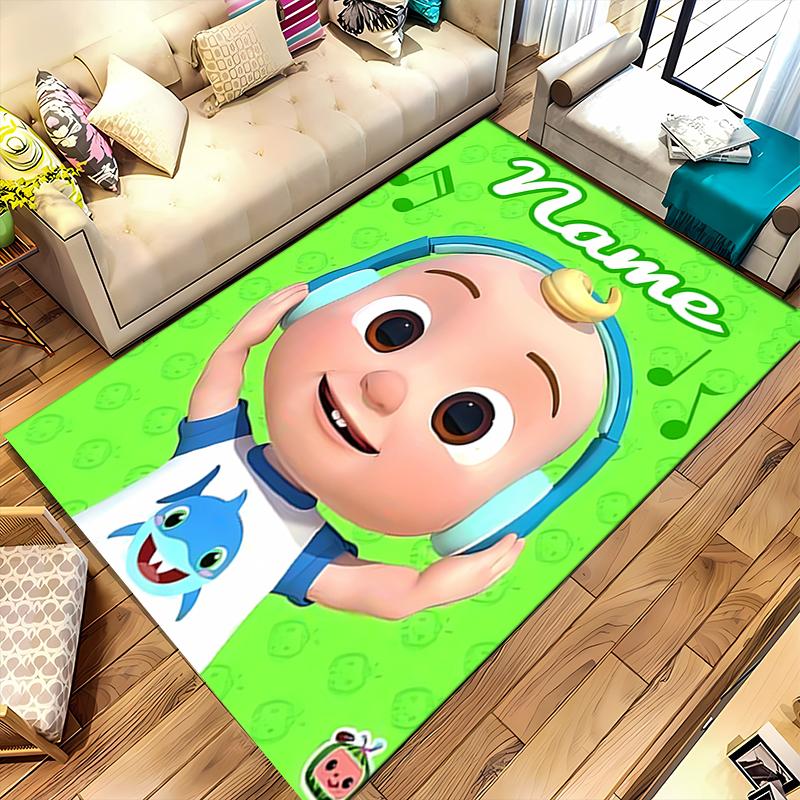 Custom personalization CoComelon - Dance Party Area Rug - Perfect For Kitchen, Bathroom,Laundry Room Decor Large Size Available,Gift All Seasons