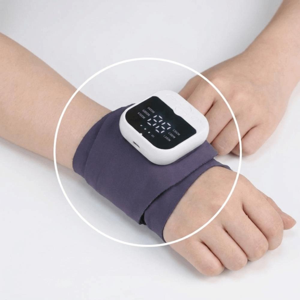10 Modes EMS Microcurrent Massager 29 Levels Wrist Support Brace Hand Massage Protector Office Use