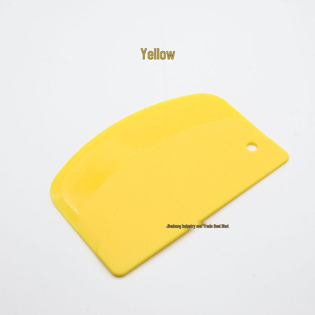 Verdickter halbkreisförmiger PP-Kunststoff-Backschaber mit Loch zum Schneiden von Kuchen, Reisnudeln und Teig