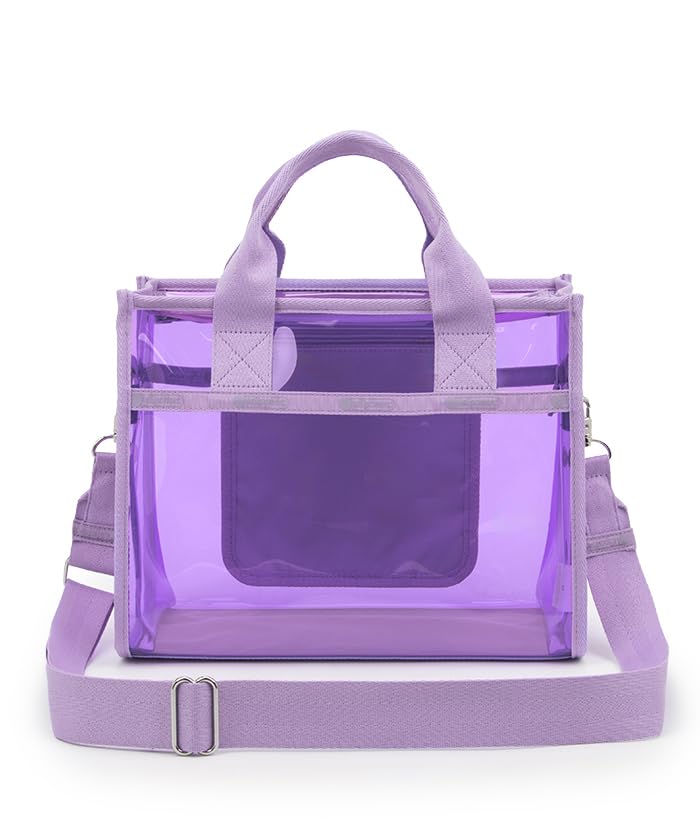 LeSportsac Official Shoulder Bag CLEAR MEDIUM TH Clear Lilac TOTE/1360 Women's