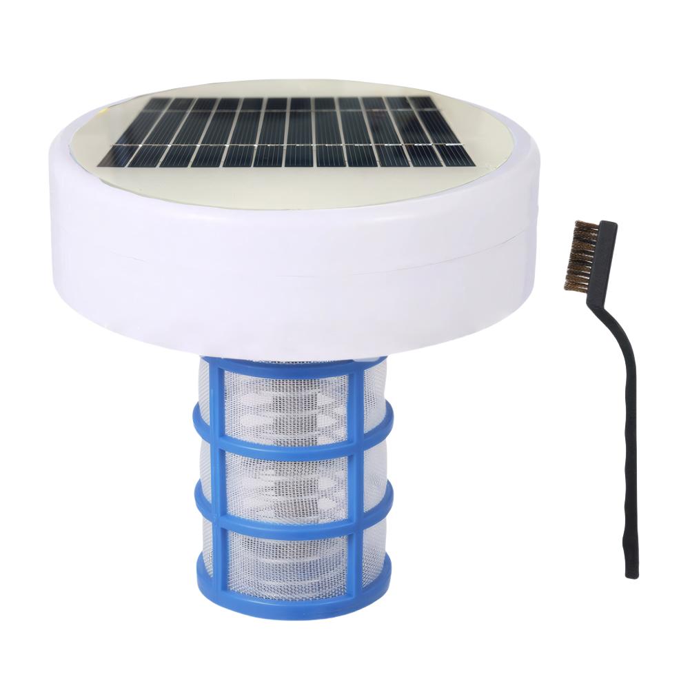 Solar Pool Ionizer Pool Purifier with RGB Light Floating Pool Cleaner Long Lasting Water Cleaner Purifier for Up To 35000 Gallon