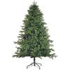 Artificial Christmas Tree, Realistic Look, Flame-Retardant, Sturdy Metal Base, 183 cm, Green