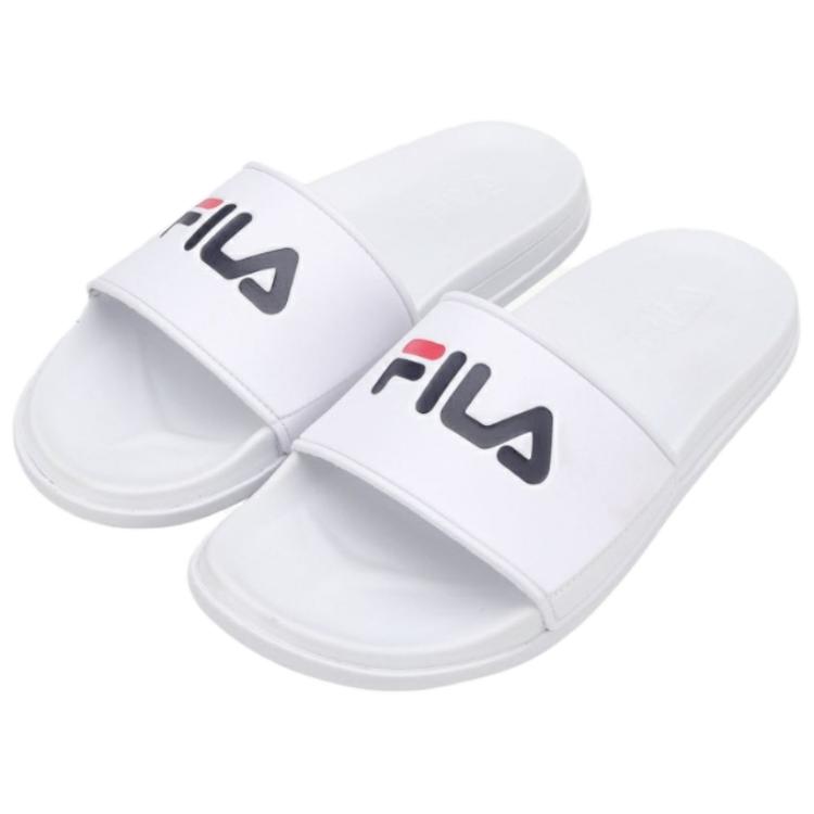 Fila Slick Tender Slide Slippers Unisex White 1SM00564E-100
