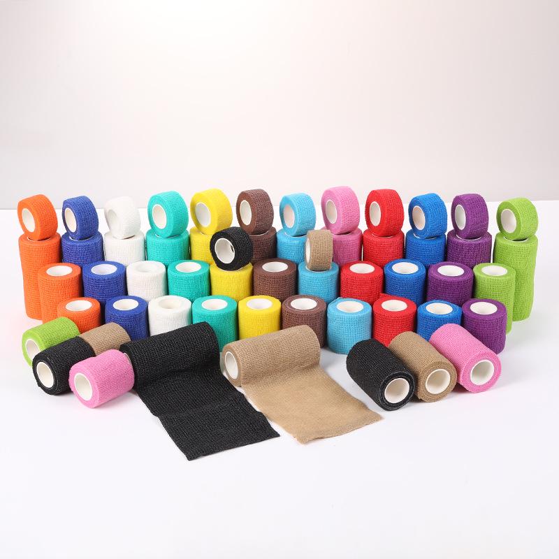 Elastic Sports Bandage: Non-Woven, Self-Adhesive Support for Wrist and Finger Protection