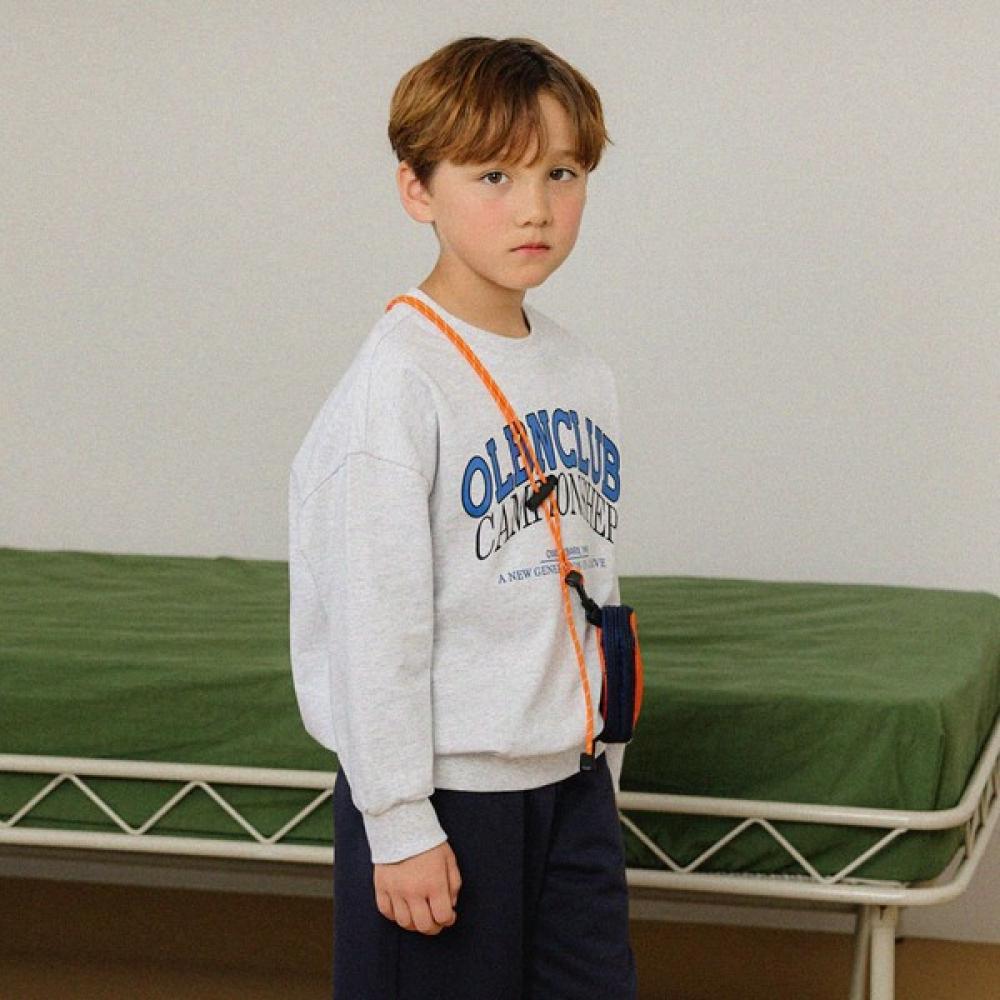 

Свитшот с логотипом Olivan Lattering Меланж melange/160