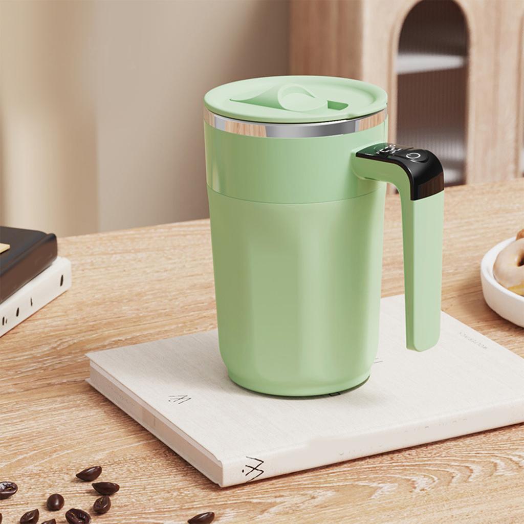 Tazza da Caffè Miscelante Ricaricabile USB Tazza con Mescolamento Automatico con Display Digitale della Temperatura per Ufficio e Casa